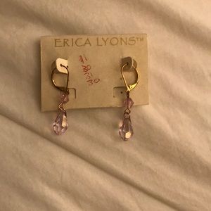 Erica Lyons brand new light purple/pink earrings